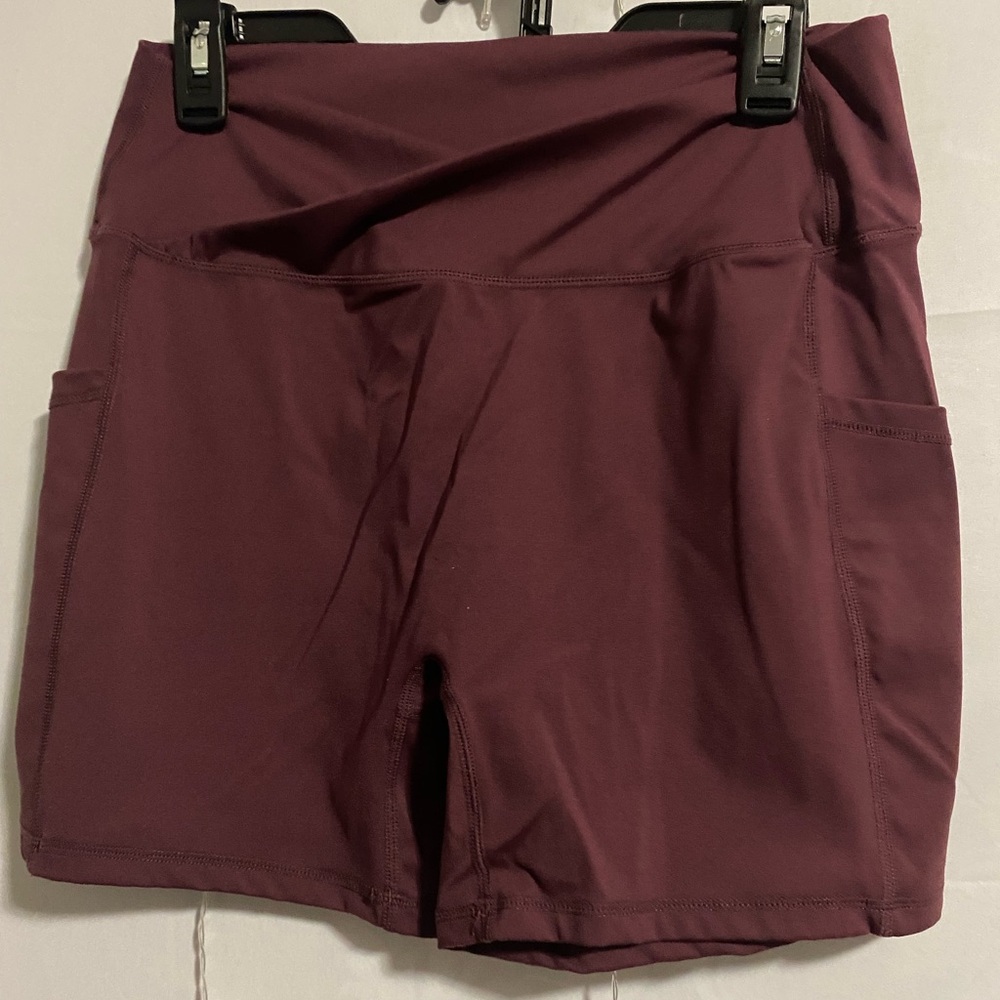 Women's Burgundy Shorts
